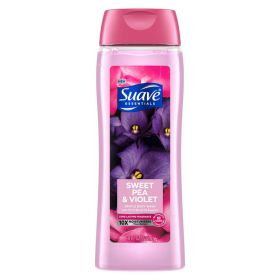 Suave Essentials Gentle Body Wash, Sweet Pea & Violet, 18 oz