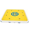 VEVOR Inflatable Dock Platform 7'x7'x6' Inflatable Dock, 10- to 12-Person Inflatable Floating Dock, Floating Platform with Electric Air Pump & Hand Pu