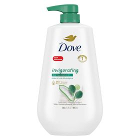 Dove Invigorating Long Lasting Gentle Women's Body Wash Aloe & Eucalyptus All Skin Type, 30.6 fl oz