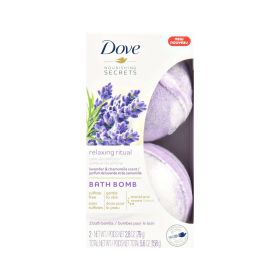 Dove Nourishing Secrets Bath Bomb Set Lavender and Chamomile 2.8 oz, 2 ct