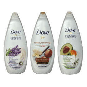 Dove Body Wash Shower 25.3 Oz Set of 3 Assorted