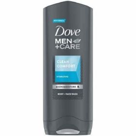 Dove Men + Care Clean Comfort Hydrating Body & Face Wash, 250 ml