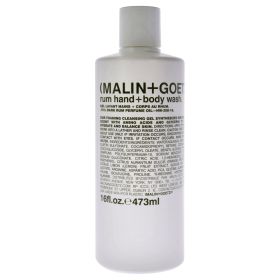 Rum Body Wash by Malin + Goetz for Unisex - 16 oz Body Wash