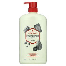 Old Spice Men's Body Wash Revitalizing with Charcoal, All Skin Types, 30 fl oz