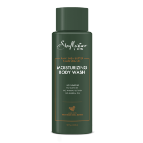 SheaMoisture Men's Moisturizing Body Wash, Shea Butter and Mafura Oil, 15 fl oz