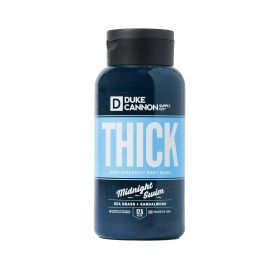 Duke Cannon Thick Body Wash - Midnight Swim - Sea Grass & Sandalwood Scent, 17.5 oz, 1 Bottle