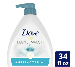 Dove Care & Protect Antibacterial Liquid Body Wash;  34 oz