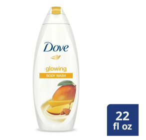 Dove Glowing Mango Butter and Almond Butter Body Wash 22 fl. Oz.