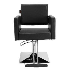 VEVOR Salon Chair, Barber Chair for Hair Stylist, Styling Chair with Heavy Duty Hydraulic Pump (With Headrest or Not: Without Headrest, Item Size: 25 x 31 x 43 inches)